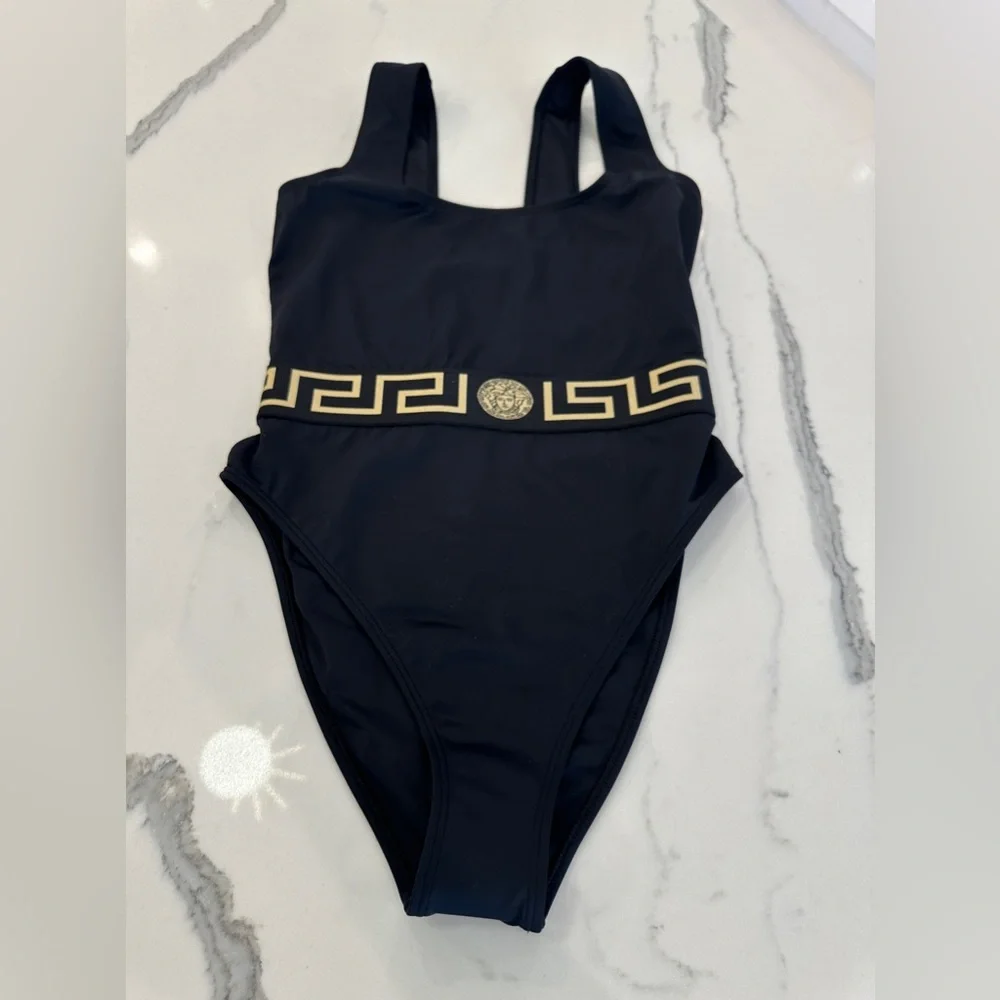 Versace Greca One Piece Swimsuit